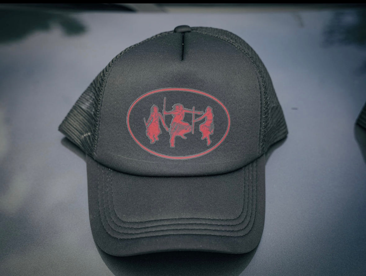 Intore Trucker Hat Red Crimson