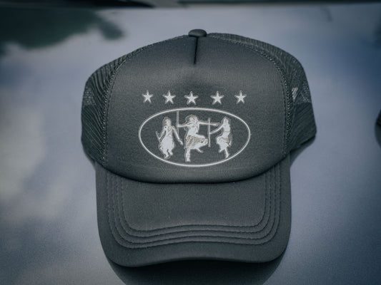 Intore Trucker Hat White Star